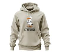 Printera Felpa con cappuccio "Ich hab das Schon Statement", naturale, L
