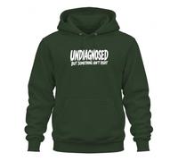 Printera Felpa con cappuccio "Undiagnosed But Something Statement" | Sarcasmo, neurodiversità, ADHD, sarcastico, salute mentale, auto-ironia, vita quotidiana, psicologia, follia, amici pazzi