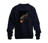 Printera Felpa Impact Meteor Crash Course Space Weltall, blu navy, L