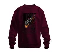 Printera Felpa Impact Meteor Crash Course Space Weltall, bordeaux, L