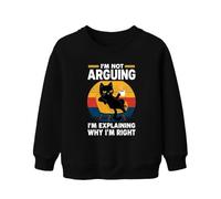 Printera Felpa per bambini con scritta "I'm Not Arguing I'm Statement