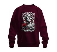 Printera Felpa Rise from Ruins Reborn Marcus Aurelius, bordeaux, 3XL