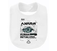 Printera Human Initialized Japan Y2K - Bavaglino per bambini, bianco, Taglia unica
