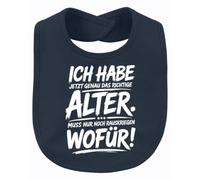 Printera I have just the Statement Baby Bavaglino, blu navy, Taglia unica