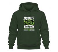 Printera Infinity Evolution Japan Y2K - Felpa con cappuccio | Sci-Fi Futurismo Giapponese Streetwear Idea Regalo Techwear Glitch Aesthetic Colori Neon Electro Techno