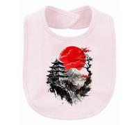 Printera Japan Pagoda Mount Fuji - Bavaglino rosso Y2K, Colore: rosa