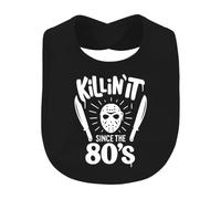 Printera Killin' It - Bavaglino Horror Slasher per bambini dagli anni '80 | Maschera per Halloween, venerdì dei 13, maschera da hockey, film horror, machete, vintage, anni '80, killer, spaventoso
