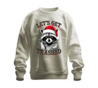 Printera Let's GET Trashed - Cappello di Natale per feste divertenti, unisex, naturale, S