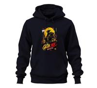Printera Mind Over Noise GEZN MEK Japan Y2K - Felpa con cappuccio, blu navy, M