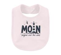 Printera Moin diciamo con noi un bavaglino per bambini | Sarcasmo marittimo, Amburgo, Brema, Mar Baltico, Nord, vacanze, spiaggia, vela, marinaio, capitano, falò