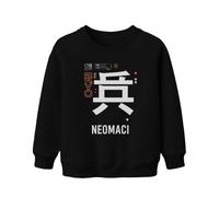 Printera NEOMACI EVO Cyberpunk Techwear - Felpa per bambini, Nero , 152