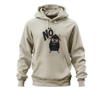 Printera Nö Schaf Sauer Grumpy Statement - Felpa con cappuccio, naturale, L