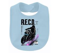 Printera R.E.C.O. Neo Tokyo Japan Y2K - Bavaglino per bambini, Azzurro