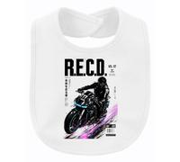 Printera R.E.C.O. Neo Tokyo Japan Y2K - Bavaglino per bambini, bianco
