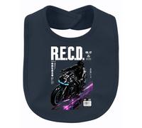 Printera R.E.C.O. Neo Tokyo Japan Y2K - Bavaglino per bambini, blu navy