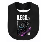 Printera R.E.C.O. Neo Tokyo Japan Y2K - Bavaglino per bambini, Nero