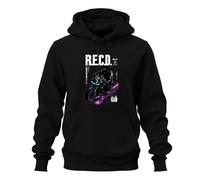 Printera R.E.C.O. Neo Tokyo Japan Y2K - Felpa con cappuccio, Nero , S