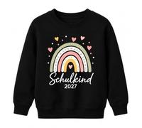 Printera Schulkind 2027 - Felpa per bambini, stile boho, arcobaleno | inizio della scuola, bambine, primo giorno di scuola, scuola elementare, scuola elementare, primo classe, primi elementi