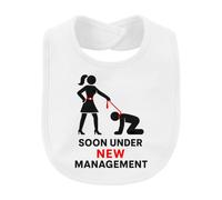 Printera Soon Under New Management - Bavaglino divertente per JGA | Sarcasmo, sposa, moglie, matrimonio, fidanzamento, addio al nubilato, schiava, coppia, idea regalo a sorpresa