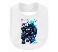 Printera The Game Play Different Japan Y2K - Bavaglino per bambini, bianco, Taglia unica