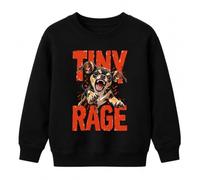 Printera Tiny Rage Chihuahua - Felpa per bambini con cane arrabbiato | didatore, divertente, proprietario di cani, cane nano, aggressivo, morso, animale domestico, denti, grattolo, amico cane