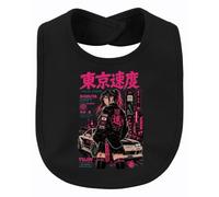 Printera Tokyo Speed Shibuya Drift Japan Y2K - Bavaglino per bambini, Nero , Taglia unica