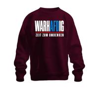 Printera Truly AFD Time to Statement Felpa Pullover | Sarcasmo Patriota Conservatore Resistenza Blu Scuola Federale Amore Domestico Libertà Democratico Civile Partito