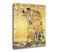printerland.it Quadro moderno Stile KLIMT Abbraccio Stampa su Tela Canvas Quadri Moderni arte moderna Arredo Cucina Salotto Soggiorno Camera da letto (30x40)