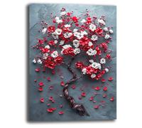 Printerland Quadro Moderno Camera da letto ALBERO della VITA Astratto Quadri moderni soggiorno da Parete XXL grande Stampa su tela Canvas Decorazione Murale muro Arredo Salone (14, 70x100 cm)