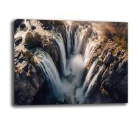 Printerland Quadro Moderno CASCATE NIAGARA Quadri moderni soggiorno da Parete XXL grande Stampa su tela Canvas Decorazione Murale muro Arredo Camera da letto Cucina B&B Hotel (9, 30x40 cm)
