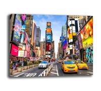 Printerland Quadro Moderno NEW YORK Città Citta' Stati Uniti Quadri moderni soggiorno da Parete XXL grande Stampa su tela Canvas Decorazione Murale muro Arredo Camera da letto Cucina (1, 30x40 cm)