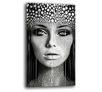 Printerland Quadro Moderno Verticale Elegante Black White Quadri moderni soggiorno da Parete XXL grande Stampa su tela Canvas Decorazione Murale muro Arredo Camera da letto Cucina (11, 40x70 cm)
