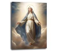 Printerland Quadro Moderno Verticale Maria Paradiso Quadri moderni di tela canvas da Parete XXL grande Capezzale Stampa su tela Camera da letto Decorazione Muro Soggiorno Arredo Cucina (50x70 cm, 8)