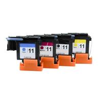 Printhead compatibile per 11 DesignJet 70 100 110 500 510 500P Modelli C4810A C4811A C4812A C4813A(1Set - 4 Pcs)