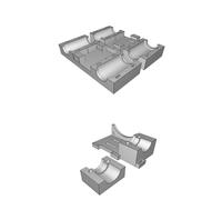 Printhead Holder with Cable Management for Prusa I3 E3D Bowden System
