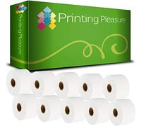 Printing Pleasure 10 x S0929100 Rotoli Etichette per badge compatibile per Dymo LabelWriter 4XL Stampanti | 51mm x 89mm | 300 etichette per rotolo | non adesive