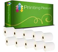 Printing Pleasure 10 x Zebra 100mm x 50mm Etichette termica diretta compatibile per Zebra Type Stampanti | 1000 etichette per rotolo