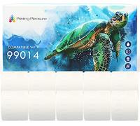 Printing Pleasure 10x Compatibile Rotolo 99014 54mm x 101mm Etichette adesive (Etichetta per rotolo: 220) per Dymo LabelWriter 4XL 450 400 330 320 310 Twin Turbo Duo SLP 450 400 200 120 100 Pro