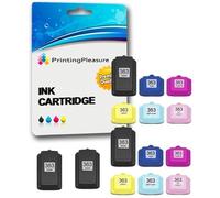 Printing Pleasure 14 XL Cartucce d'inchiostro compatibili per HP 363 Photosmart 3110 3210 3210xi 3310 C5180 C6150 D6160 C6180 C6200 C6280 D7160 C7180 C7200 C7250 D7260 C7280 D7460 C8180 8250