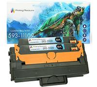 Printing Pleasure 2 Toner Compatibili Cartuccia Laser per Dell B1260 B1260DN B1265 B1265DN B1265DNF B1265DFW - Nero, Alta Resa
