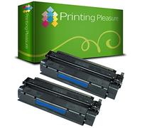 Printing Pleasure 2 Toner Compatibili per HP Laserjet 1000 1005 1200 1220 1300 3080 3300 3310 3320 3330 3380 Canon LBP-1210 LBP-558 Serie | C7115A 15A Q2613A 13A EP-25, Colore: Nero