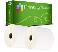 Printing Pleasure 2 x Zebra 100mm x 150mm Etichette termica diretta compatibile per Zebra Type Stampanti | 500 etichette per rotolo