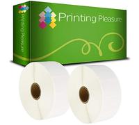 Printing Pleasure 2 x Zebra 38mm x 25mm Etichette termica diretta compatibile per Zebra Type Stampanti | 2000 etichette per rotolo