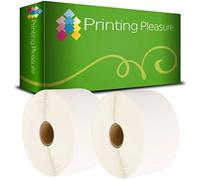 Printing Pleasure 2 x Zebra 50mm x 25mm Etichette termica diretta compatibile per Zebra Type Stampanti | 1000 etichette per rotolo