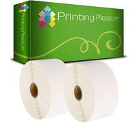 Printing Pleasure 2 x Zebra 52mm x 25mm Etichette termica diretta compatibile per Zebra Type Stampanti | 2000 etichette per rotolo