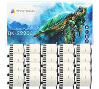 Printing Pleasure 20 Sostituzione Brother DK-22205 Rotolo Etichette Bianco Continuo 62mm x 30.48m Compatibile con Stampante Etichette Brother QL 700 QL 710 QL 500 QL 550 QL 800