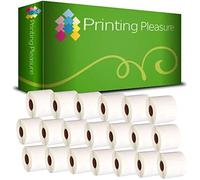 Printing Pleasure 20 x 99015 Rotoli Etichette adesive compatibile per Dymo LabelWriter & Seiko Stampante per Etichette | 54mm x 70mm | 320 Etichetta per Rotolo
