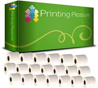Printing Pleasure 20 x 99019 Rotoli Etichette adesive compatibile per Dymo LabelWriter & Seiko Stampante per Etichette | 59mm x 190mm | 110 Etichetta per Rotolo | Etichette per Raccoglitori