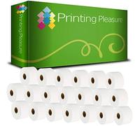 Printing Pleasure 20 x S0929100 Rotoli Etichette per badge compatibile per Dymo LabelWriter 4XL Stampanti | 51mm x 89mm | 300 etichette per rotolo | non adesive