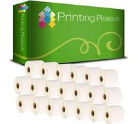Printing Pleasure 20 x Zebra 72mm x 36mm Etichette termica diretta compatibile per Zebra Type Stampanti | 1000 etichette per rotolo